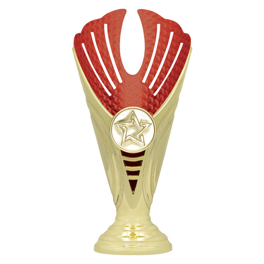 Paloma Holder - Gold / Red