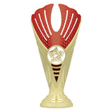 Paloma Holder - Gold / Red