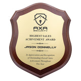 Engraved Shield Award