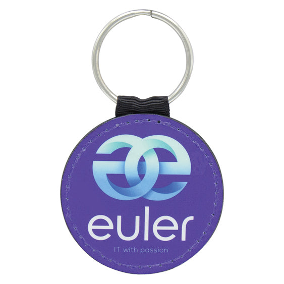 Leather Keychain - Colour