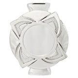 Spacer Silver Rosette