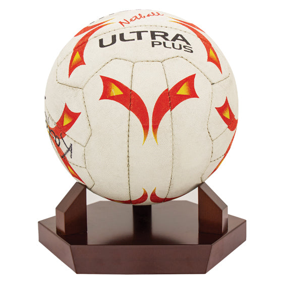 Timber Ball Holder - Netball