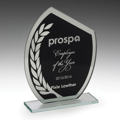 Black Wreath Glass Award
